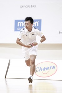 photo - A Badge Umpire Nigel Lim in action during the Cheers NSL